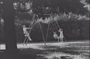 Negative - Playground Equipment - Children, Allan Doney, 1950 -1970