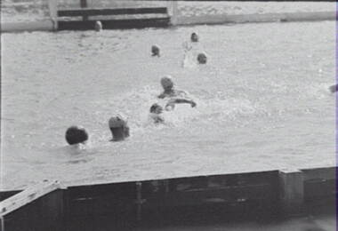 Negative - Bendigo Baths - Water Polo, Allan Doney, 1950 -1970