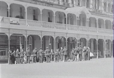 Negative - Salvation Army Band - Shamrock Hotel Bendigo, Allan Doney, 1950 -1970