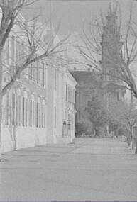 Negative - Hargreaves Street Bendigo - State Public Offices - Town Hall, Allan Doney, 1950 -1970