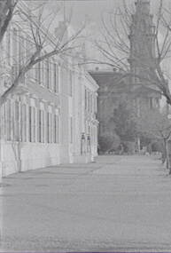 Negative - Hargreaves Street Bendigo - State Public Offices - Town Hall, Allan Doney, 1950 -1970