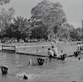 Negative - Bendigo Baths - Water Polo, Allan Doney, 1950 -1970