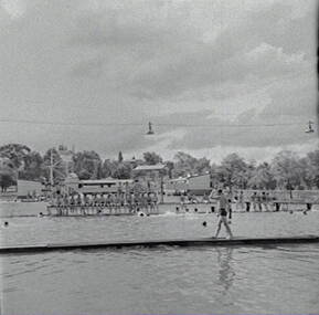 Negative - Bendigo Baths - Water Polo, Allan Doney, 1950 -1970