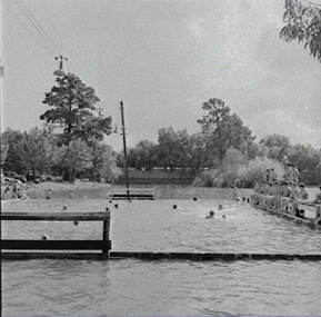 Negative - Bendigo Baths - Water Polo, Allan Doney, 1950 -1970