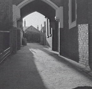 Negative - Laneway - Buildings - Church, Allan Doney, 1950 -1970