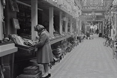 Negative - Bennett’s Arcade Bendigo, Allan Doney, 1950 -1970