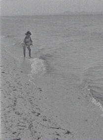 Negative - Port Arlington - Beach - Girl, Allan Doney, 1950 -1970