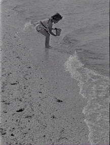 Negative - Port Arlington - Beach - Girl, Allan Doney, 1950 -1970