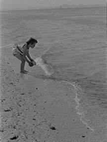 Negative - Port Arlington - Beach - Girl, Allan Doney, 1950 -1970