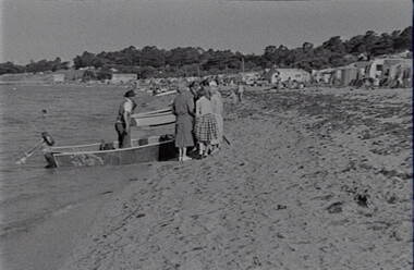 Negative - Port Arlington - Beach - Boats - People, Allan Doney, 1950 -1970
