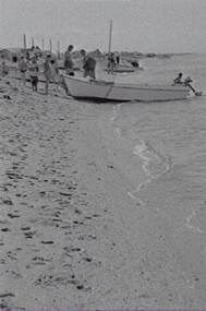 Negative - Port Arlington - Beach - Boats - People - Campsite, Allan Doney, 1950 -1970