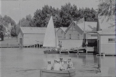 Negative - Lake Weeroona Bendigo - Sea Cadets - Boat Shed, Allan Doney, 1950 -1970