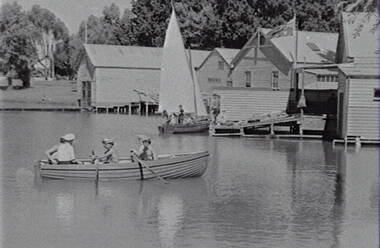 Negative - Lake Weeroona Bendigo - Sea Cadets - Boat Shed, Allan Doney, 1950 -1970