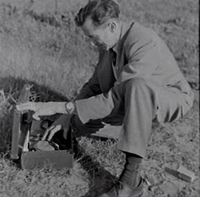 Negative - Man and Camera Case, Allan Doney, 1950 -1970