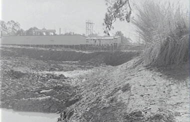 Negative - Vacant Block - Bendigo Baths - Olympic Pool Construction, Allan Doney, 1950 -1970