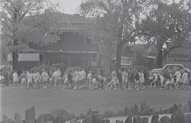 Negative - Town Hall Gardens - Children - Sports - McKenna’s Furniture, Allan Doney, 1950 -1970