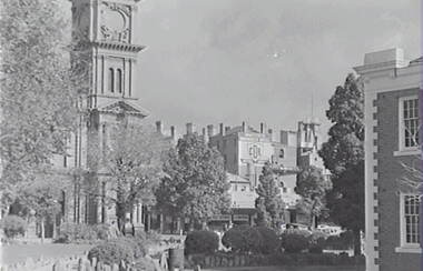 Negative - Town Hall - Gardens - State Public Offices - Bull Street Bendigo, Allan Doney, 1950 -1970