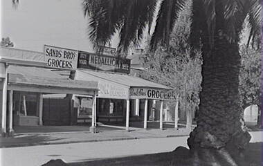 Negative - Echuca - Businesses - Sands Bros Grocers, Allan Doney, 1950 -1970