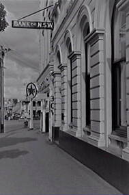 Negative - View Street Bendigo - Bank of New South Wales, Allan Doney, 1950 -1970
