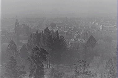 Negative - Urban Scene - CBD - Post Office - Shamrock Hotel Bendigo, Allan Doney, 1950 -1970
