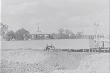 Negative - Bendigo Baths - Building - Olympic Pool Construction, Allan Doney, 1950 -1970