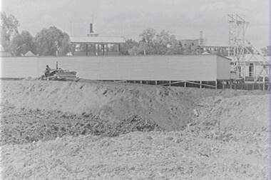 Negative - Bendigo Baths - Building - Olympic Pool Construction, Allan Doney, 1950 -1970