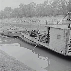 Negative - Echuca - Paddle Streamer - Adelaide, Allan Doney, 1950 -1970