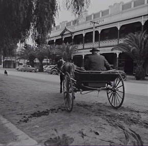 Negative - Rochester - Victoria Hotel - Horse and Buggy, Allan Doney, 1950 -1970