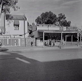 Negative - Corner Shop Bendigo - Barnard and Wattle Streets, Allan Doney, 1950 -1970