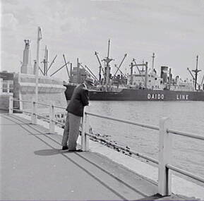 Negative - Geelong - Wharf - Ship - Daido Line, Allan Doney, 1950 -1970