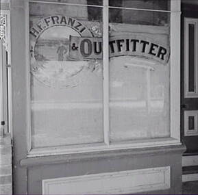 Negative - Sandon - Businesses - Franzi Outfitter, Allan Doney, 1950 -1970