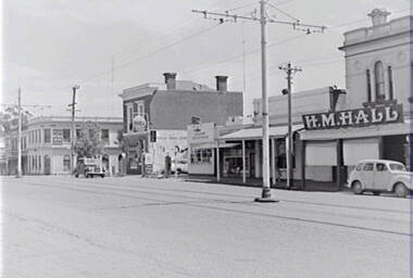 Negative - Eaglehawk - Street - Businesses - Hall, Allan Doney, 1950 -1970