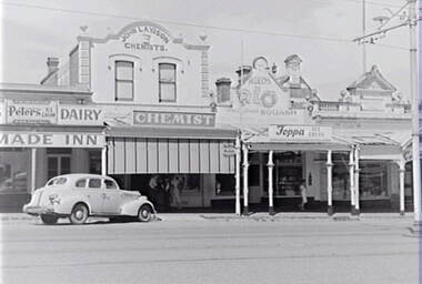 Negative - Eaglehawk - Street - Businesses - Chemists, Allan Doney, 1950 -1970