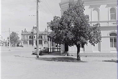 Negative - Eaglehawk - Street - Businesses - Town Hall, Allan Doney, 1950 -1970