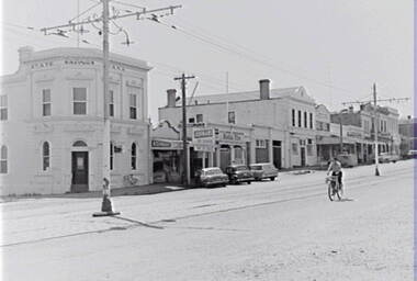 Negative - Eaglehawk - Street - Businesses, Allan Doney, 1950 -1970