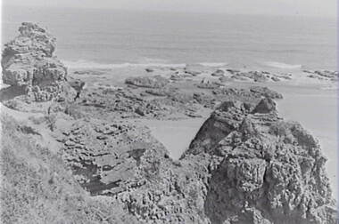 Negative - Beach - Rocks, Allan Doney, 1950 -1970