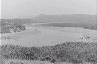 Negative - Beach - Rocks - River - People, Allan Doney, 1950 -1970