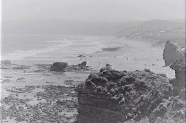 Negative - Beach - Rocks - People, Allan Doney, 1950 -1970