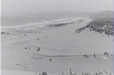 Negative - Beach - Rocks - People, Allan Doney, 1950 -1970
