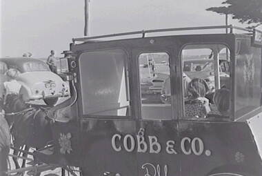 Negative - Pony and Cart - Children - Cobb and Co, Allan Doney, 1950 -1970