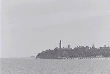Negative - Coastline - Lighthouse - Pier - Ship, Allan Doney, 1950 -1970