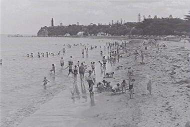 Negative - Beach - Lighthouse - People - Pier, Allan Doney, 1950 -1970
