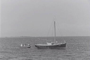 Negative - Ocean - Boats - Fishing - Coastline, Allan Doney, 1950 -1970