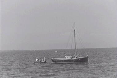Negative - Ocean - Boats - Fishing - Coastline, Allan Doney, 1950 -1970