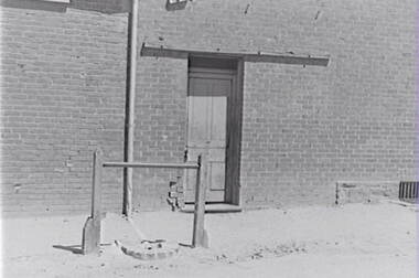 Negative - Building - Hitching Rail, Allan Doney, 1950 -1970