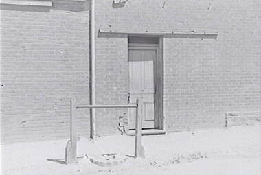Negative - Building - Hitching Rail, Allan Doney, 1950 -1970
