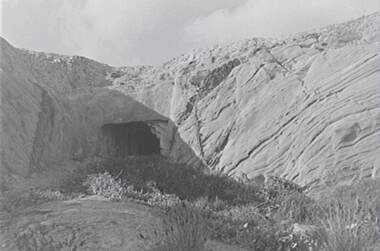Negative - Mine - Entrance - Rocks, Allan Doney, 1950 -1970