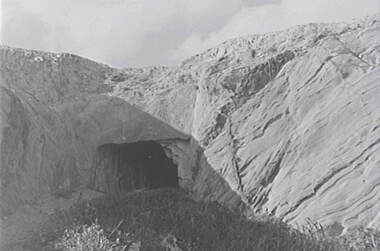 Negative - Mine - Entrance - Rocks, Allan Doney, 1950 -1970