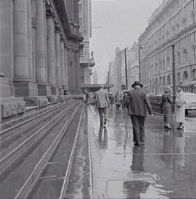 Negative - Melbourne - Street - Buildings, Allan Doney, 1950 -1970