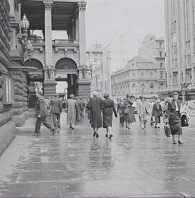 Negative - Melbourne - Street - Buildings - Calder’s, Allan Doney, 1950 -1970